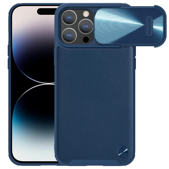 گارد چرمی کمشیلد نیلکین iPhone 14 Pro مدل CamShield Leather Case S