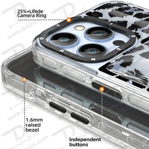خرید قاب محافظ iPhone 13 Pro Max مارک YOUNGKIT طرح Leopard کد 1