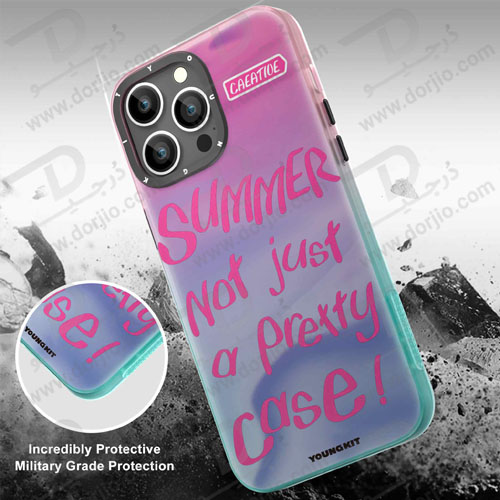 خرید قاب محافظ iPhone 13 Pro Max مارک YOUNGKIT طرح Summer Series