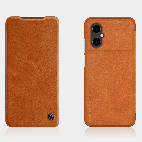 کیف چرمی نیلکین Xiaomi Poco M4 5G مدل Qin Case