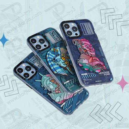 خرید گارد اصلی ROCK آیفون 13 پرو مکس مدل Quantum Terracotta Warrior