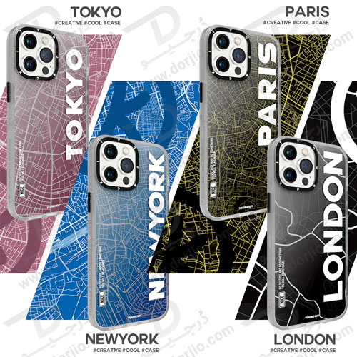 خرید گارد طرح لندن iPhone 13 Pro Max مارک YOUNGKIT مدل LONDON