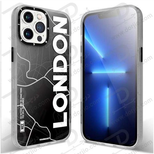 خرید گارد طرح لندن iPhone 13 Pro Max مارک YOUNGKIT مدل LONDON