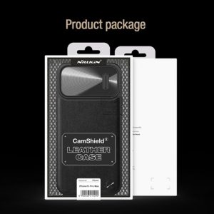گارد چرمی کمشیلد نیلکین iPhone 14 Pro Max مدل CamShield Leather Case S
