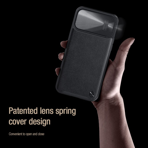 گارد چرمی کمشیلد نیلکین iPhone 14 Pro مدل CamShield Leather Case S