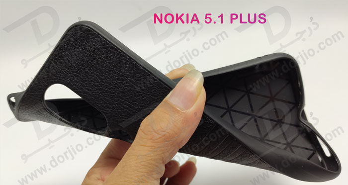 گارد ژله ای روکش چرم نوکیا 5.1 پلاس - Nokia 5.1 Plus مارک PULOKA