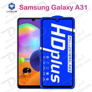 خرید گلس شیشه ای HD Plus تمام صفحه Samsung Galaxy A31 مارک LITO