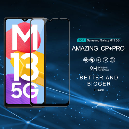 گلس شیشه ای نیلکین Samsung Galaxy M13 5G مدل CP+PRO Tempered Glass