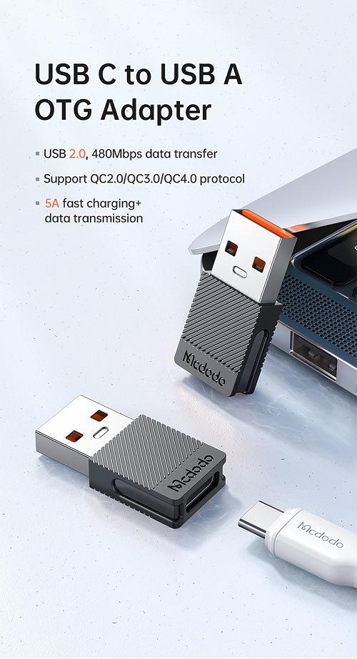 USB2 به درگاه Type C مک دودو مدل OT 6970 6