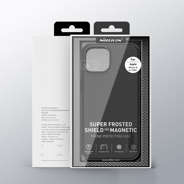 قاب ضد ضربه مگنتی نیلکین iPhone 14 مدل Super Frosted Shield Pro Magnetic