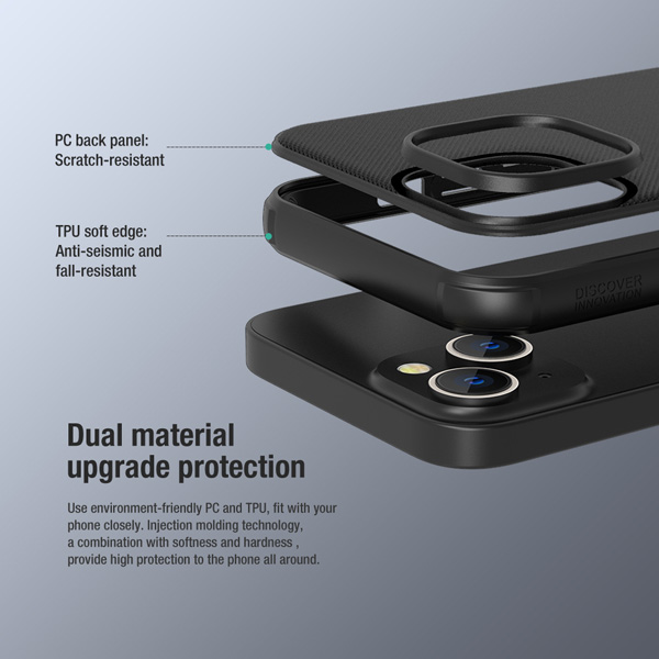 قاب ضد ضربه مگنتی نیلکین iPhone 14 مدل Super Frosted Shield Pro Magnetic