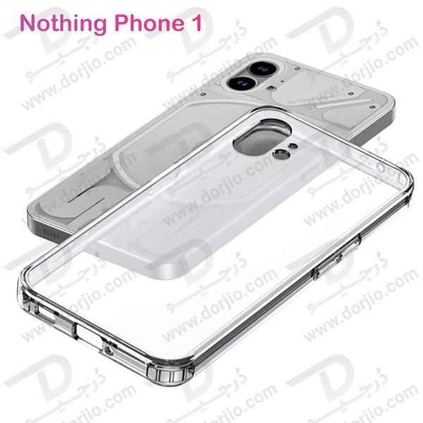 کریستال کاور شفاف فریم ژله‌ ای گوشی Nothing Phone 1