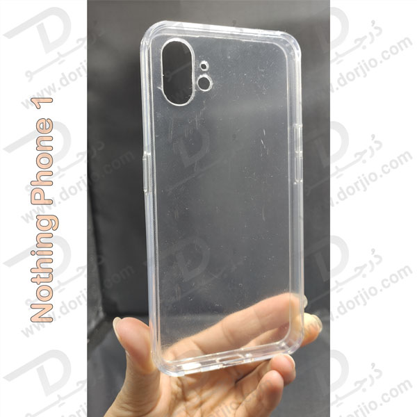 کریستال کاور شفاف فریم ژله‌ ای گوشی Nothing Phone 1