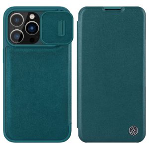 کیف نیلکین (چرم + پارچه) iPhone 14 Pro مدل Qin Pro Leather