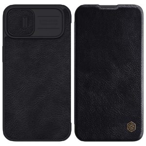 کیف چرمی محافظ دوربین دار iPhone 14 Plusمارک نیلکین مدل Qin Pro Leather Case