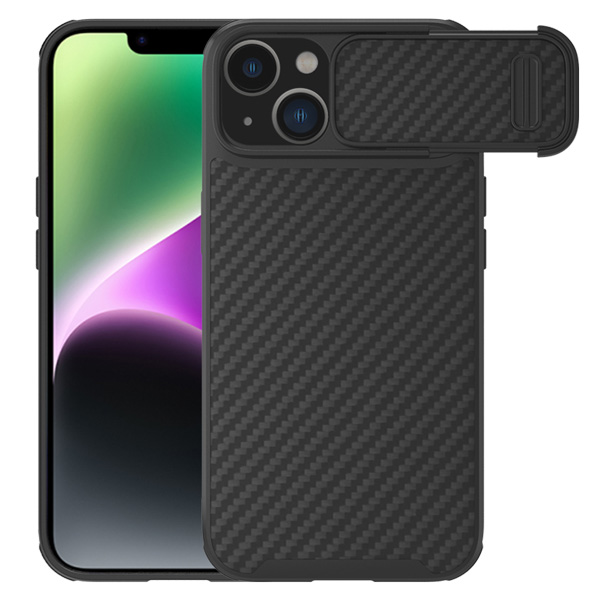 گارد فیبری محافظ دوربین دار نیلکین iPhone 14 Plus مدل Synthetic Fiber S
