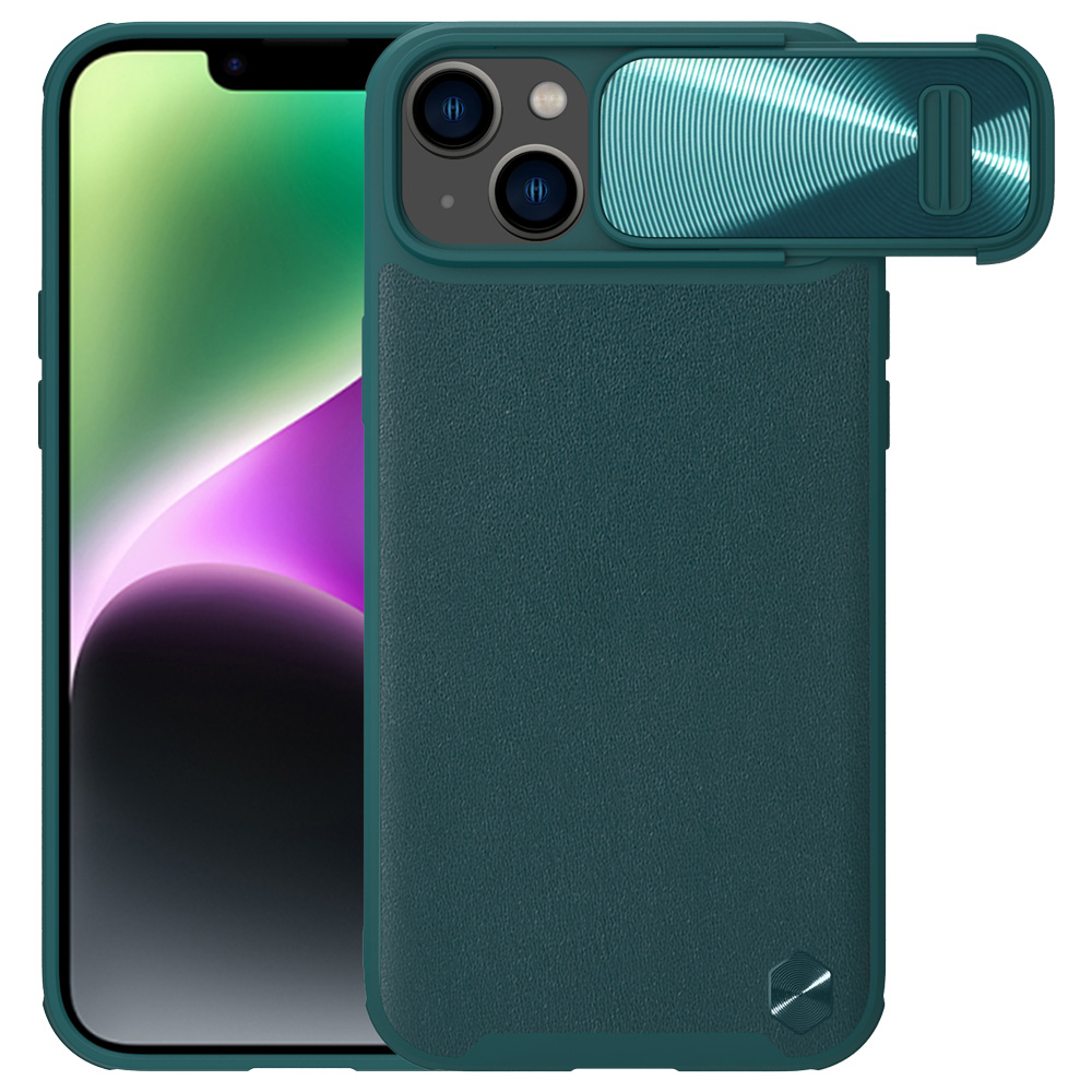 گارد چرمی کمشیلد نیلکین iPhone 14 Plus مدل CamShield Leather Case S