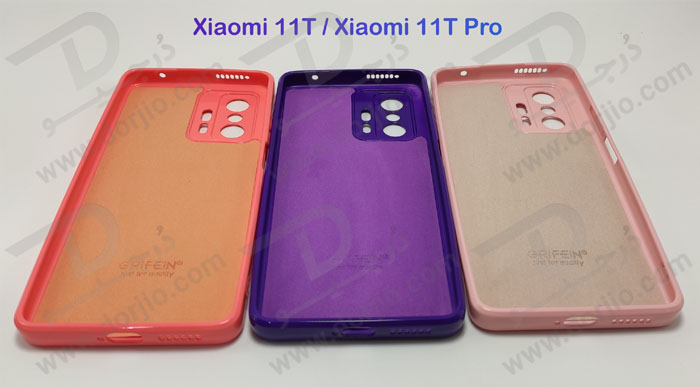 گارد ژله‌ای رنگ ثابت مخصوص Xiaomi 11T-11T Pro مارک GRIFEIN