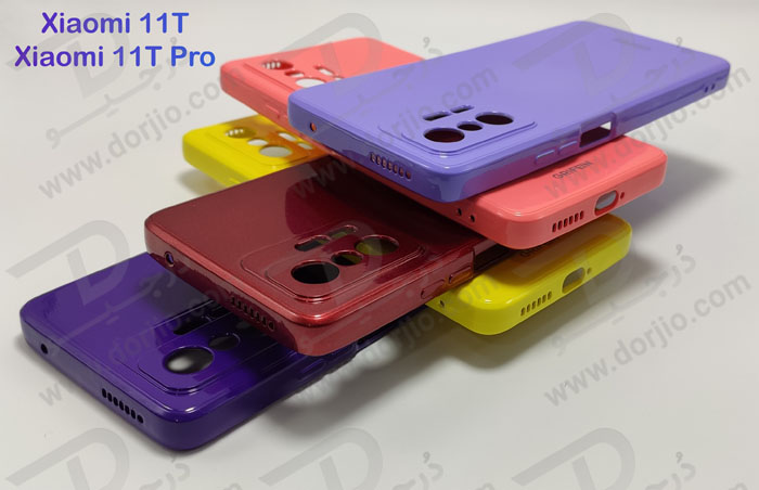 گارد ژله‌ای رنگ ثابت مخصوص Xiaomi 11T-11T Pro مارک GRIFEIN
