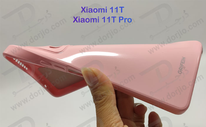 گارد ژله‌ای رنگ ثابت مخصوص Xiaomi 11T-11T Pro مارک GRIFEIN