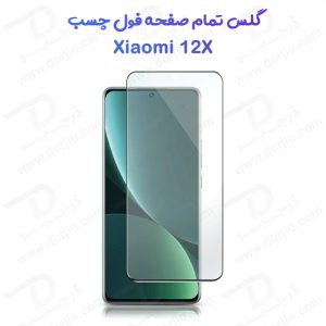 گلس تمام صفحه فول چسب Xiaomi 12X