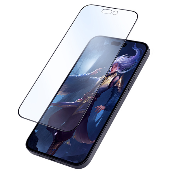 گلس شیشه ای مات تمام صفحه iPhone 14 Pro Max مارک نیلکین مدل FogMirror Full Coverage Matte