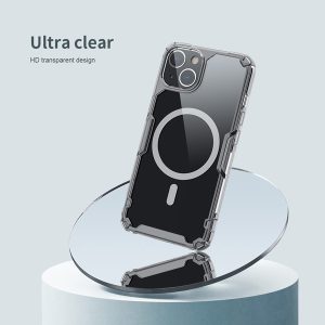 قاب شفاف مگنتی نیلکین iPhone 14 مدل Nature TPU Pro Magnetic