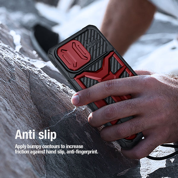 قاب ضد ضربه پایه دار iPhone 14 Pro Max مارک نیلکین مدل Adventurer Pro