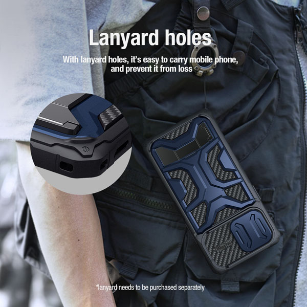 قاب ضد ضربه پایه دار iPhone 14 Pro Max مارک نیلکین مدل Adventurer Pro