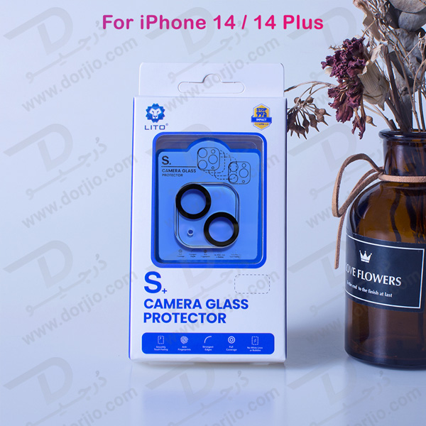 محافظ لنز 3D شیشه ای iPhone 14 Plus مارک LITO