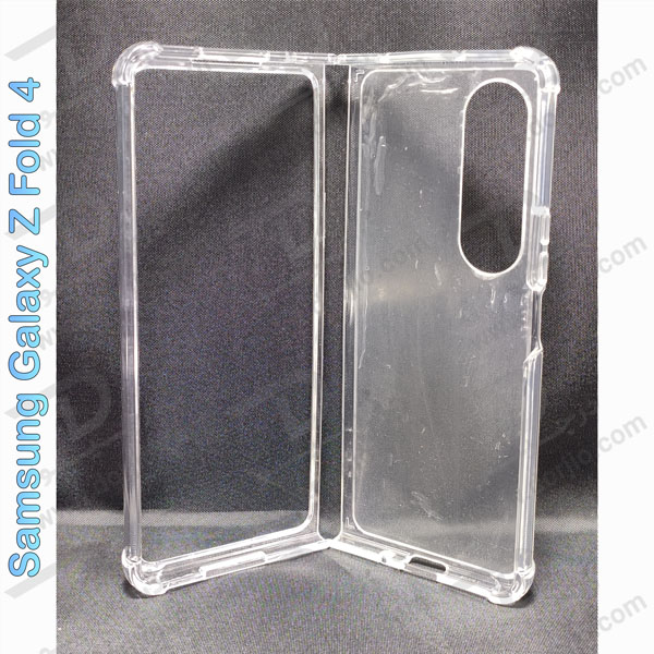 کریستال کاور شفاف فریم ژله‌ ای ضد ضربه Samsung Galaxy Z Fold 4