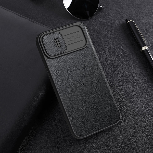 کیف نیلکین (چرم + پارچه) iPhone 14 Plus مدل Qin Pro Leather