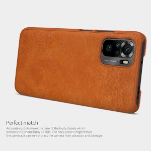 کیف چرمی نیلکین Xiaomi Poco M5s مدل Qin Case