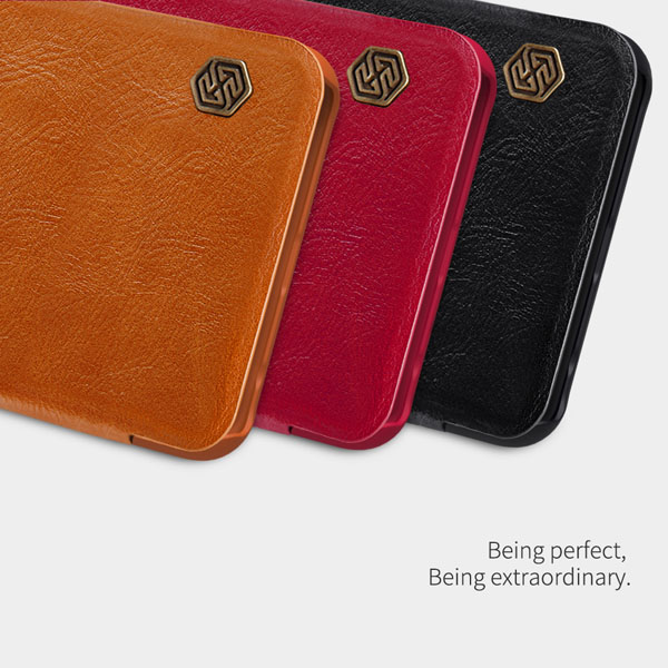 کیف چرمی نیلکین Xiaomi Poco M5s مدل Qin Case