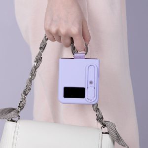 گارد سیلیکونی رینگ دار Samsung Galaxy Z Flip 4 مارک نیلکین مدل CamShield Silky Silicone