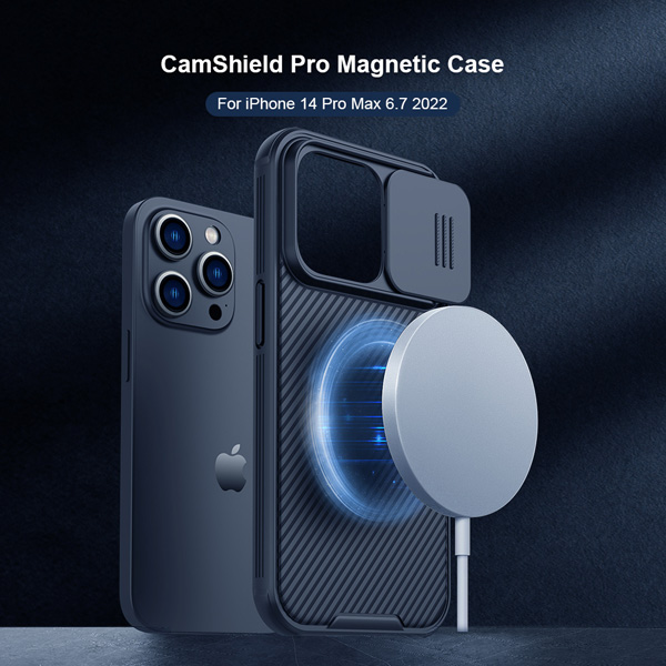 گارد ضد ضربه مگنتی نیلکین iPhone 14 Pro Max مدل CamShield Pro Magnetic Case
