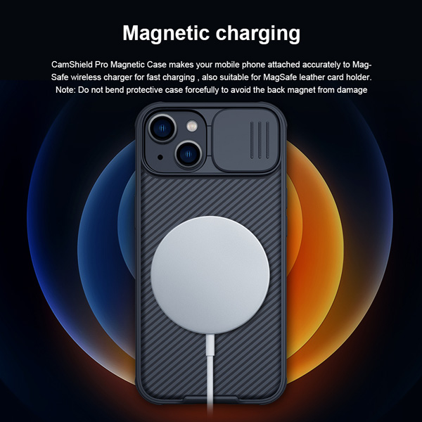 گارد ضد ضربه مگنتی نیلکین iPhone 14 مدل CamShield Pro Magnetic Case