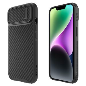 گارد فیبری محافظ دوربین دار نیلکین iPhone 14 مدل Synthetic Fiber S