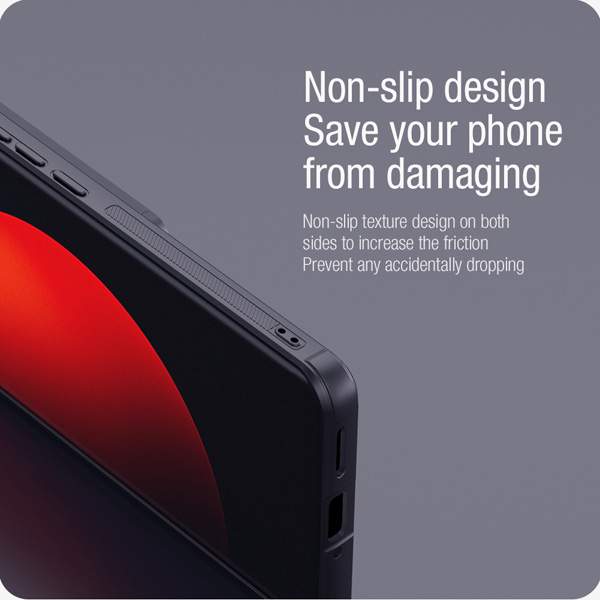 گارد محافظ با کشویی دوربین نیلکین Xiaomi 12S Ultra مدل Textured Case S