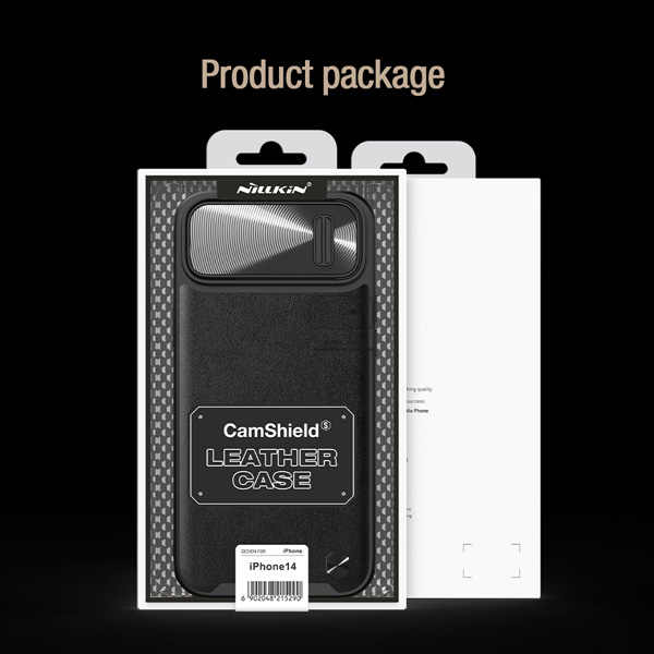 گارد چرمی کمشیلد نیلکین iPhone 14 Plus مدل CamShield Leather Case S