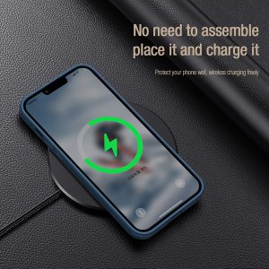 گارد چرمی کمشیلد نیلکین iPhone 14 مدل CamShield Leather Case S