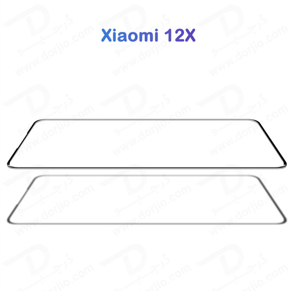 گلس تمام صفحه فول چسب Xiaomi 12X