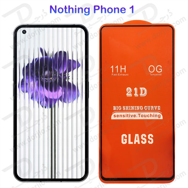گلس شیشه ای تمام صفحه Nothing Phone 1 مدل 11H OG