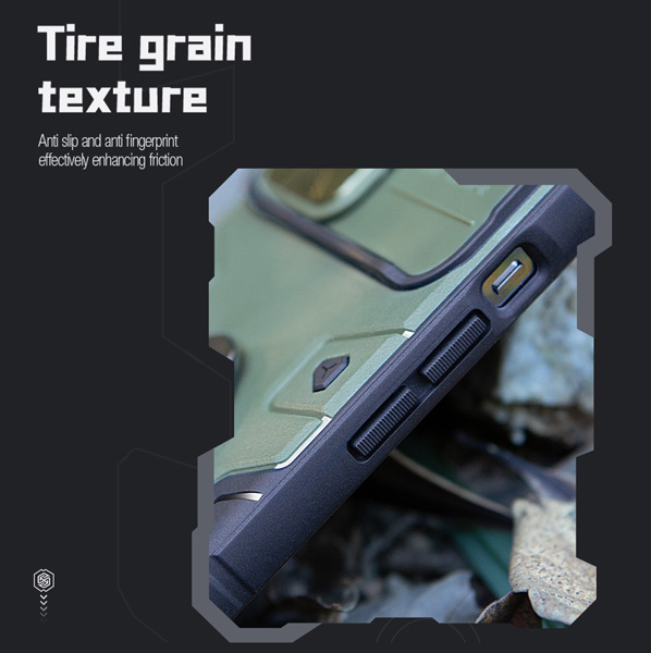 گارد ضد ضربه رینگ استند دار مگنتی iPhone 14 Pro Max مارک نیلکین مدل CamShield Armor Pro Magnetic