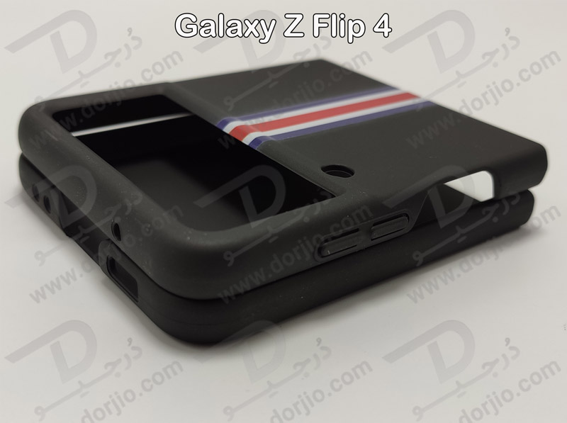 قاب طرح پرچم فرانسه Samsung Galaxy Z Flip 4 مارک GKK کد 1