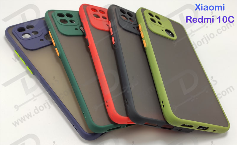 پلکسی کاور مات با محافظ دوربین Xiaomi Redmi 10C