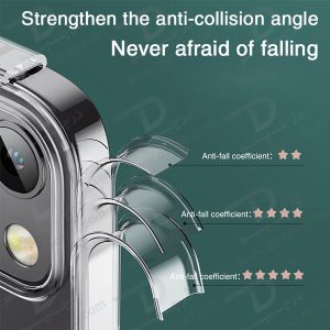 کریستال کاور شفاف با محافظ دوربین iPhone 14