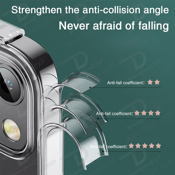 کریستال کاور شفاف با محافظ دوربین iPhone 14