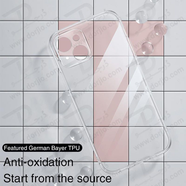 کریستال کاور شفاف با محافظ دوربین iPhone 14