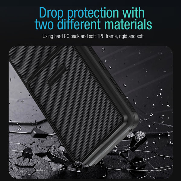 گارد محافظ با کشویی دوربین نیلکین Huawei Mate 50 Pro مدل Textured Case S